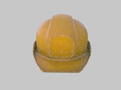 Safety Helmet Low-poly 3D model purchase