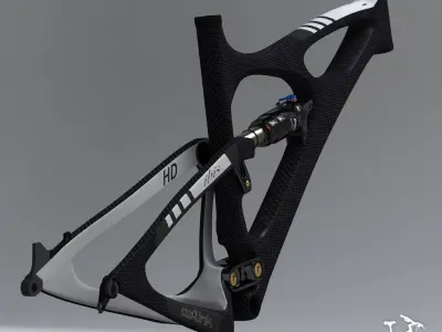 Bike Frame Mojo HD 3D model
