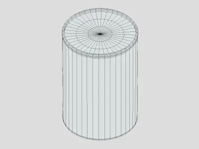 Green Beans Low Poly Low-poly 3D model