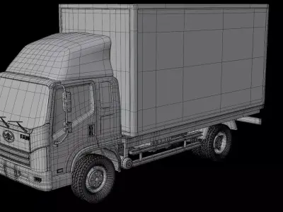Faw Tiger V Cargo Truck 3D model