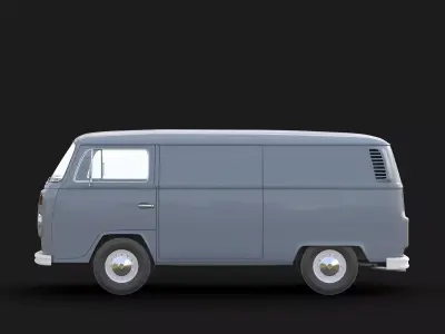 VW T2 Van 3D model