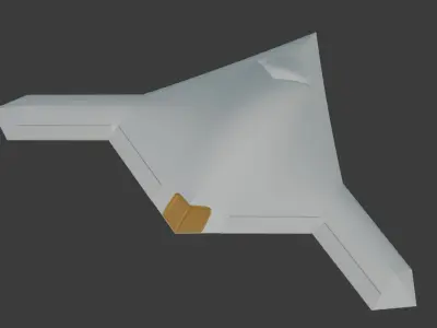 X-47b 3D print model
