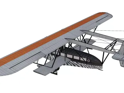 Sikorsky S38 Low-poly 3D model