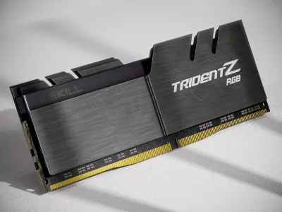 Computer Ram TridentZ RGB PBR Low-poly 3D model
