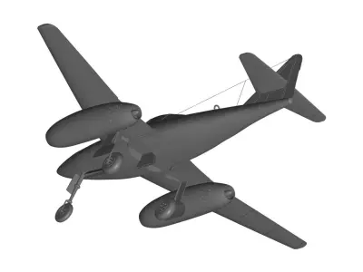 Messerschmitt Me 262 3D model