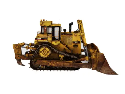 Bulldozer Construction Vehicle 3D model