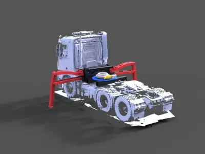 Crane for truck 3D print model