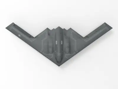 B-2 Spirit Low-poly 3D model purchase