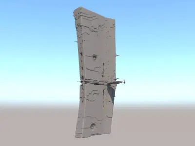 Alien Spaceship 3D model get