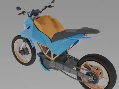 motorcycle 3D model buy