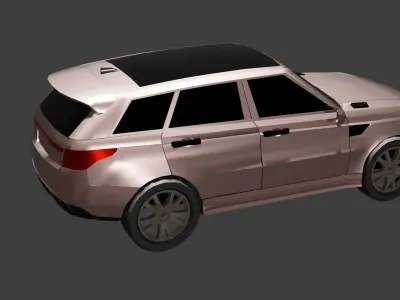 Range Rover Car   Low-poly 3D model