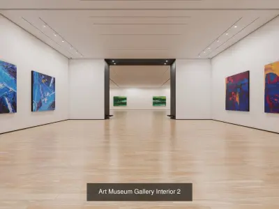 Art Museum Gallery Interiors - Pack 1