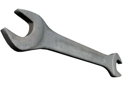 Wrench Low-poly 3D model 2