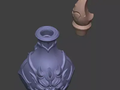 YOKAI SPIRIT VESSEL POTION BOTTLE 3D print model