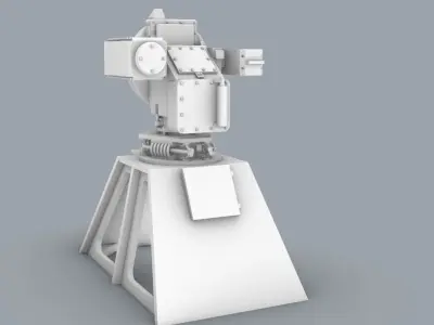 Optronic Director THALES Low-poly 3D model