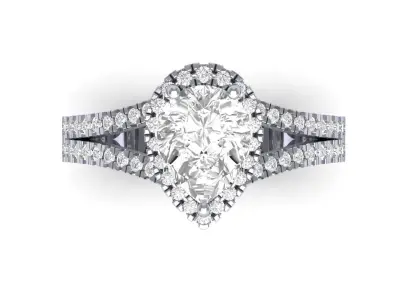 Wedding Ring 3D print model 77