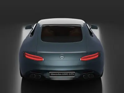 Mercedes AMG GTs - v8 BITURBO Free 3D model