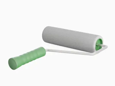 Paint Roller 01 Low-poly 3D model