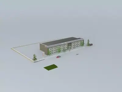 food factory Free 3D model buy