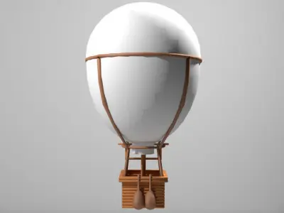 Hot Air Balloon - Classic 3D model