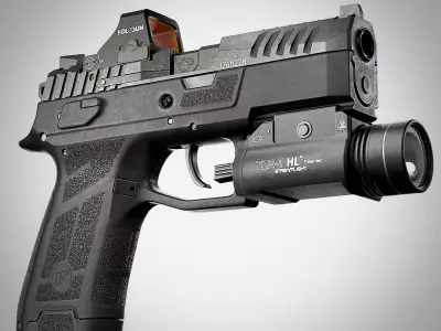 CZ P-09 C NOCTURNE Low-poly 3D model