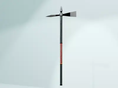 Medieval Weapons Pack - 5 Game Ready Polearms  Spears 3D model