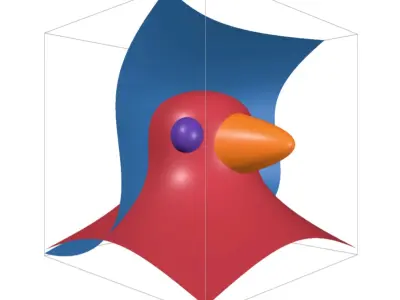 Lucky Duck Free low-poly 3D model