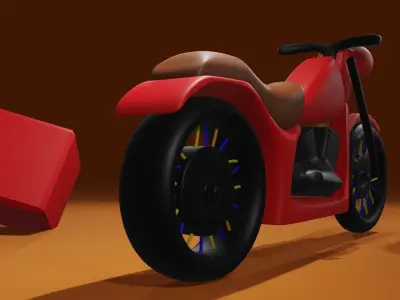 toy motorcycle Free 3D model