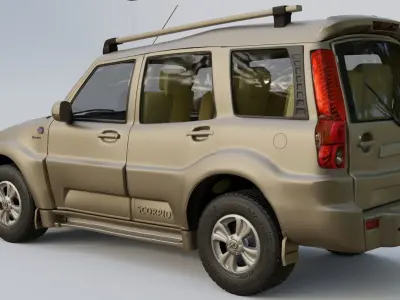 Mahindra Scorpio SUV  3D model