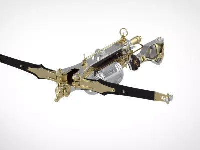Crossbow from the movie Van Helsing 2004 3d model 3D model
