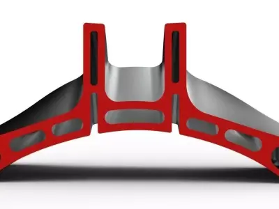 Ride II Bracket Free 3D model