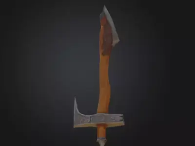 modern axe 3D model