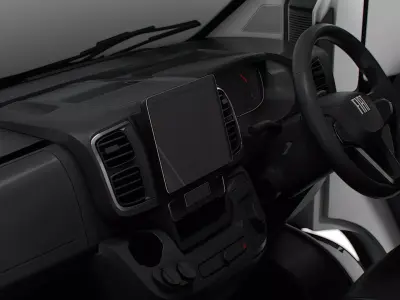 Fiat Ducato Van L3H2 HQInt 2026 UKspec 3D model