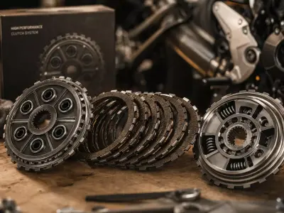 Realistic Automotive Clutch Plate Assembly 3D model