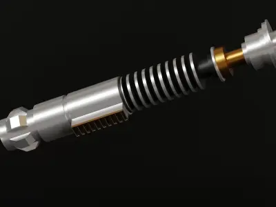 Luke Skywalkers Lightsaber From Episode 6 3D model