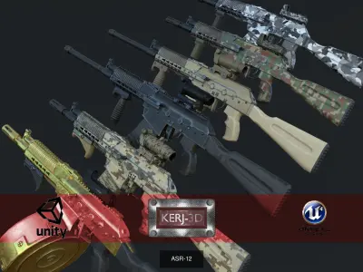 Close Quarters Collection 3D Model Pack