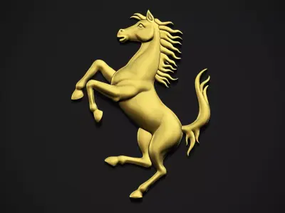 Ferrari Horse 3D print model