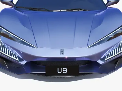 BYD YangWang U9 EV 2023  Low-poly 3D model