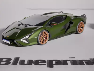 ArchViz Car Assets P11 - Unreal Engine 5 3D model