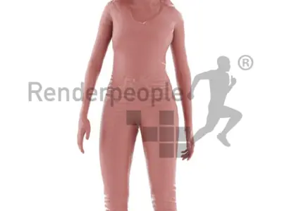 Carla Animated 002 Standing
