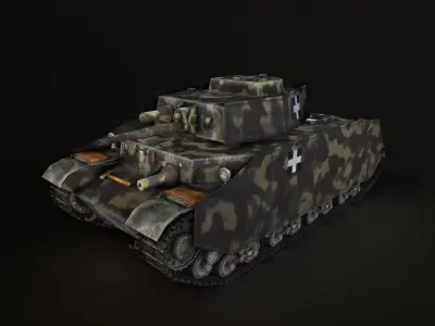 40M Turan 1 Low-poly 3D model