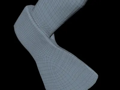 Hatchet Low Poly axe Low-poly 3D model purchase
