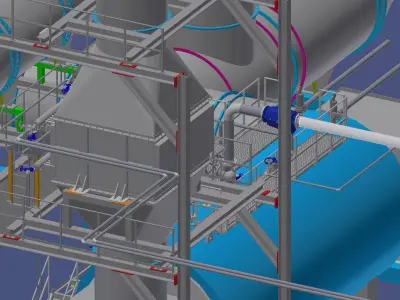 Factory Design Model Inventor 3D model