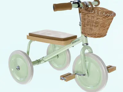 BANWOOD TRIKE Pale Mint  Child Bike Kid Bicycle 3D model