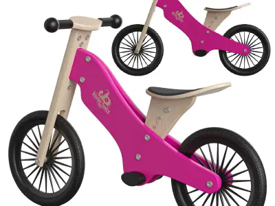 BALANCE BIKE BLACK 3D model