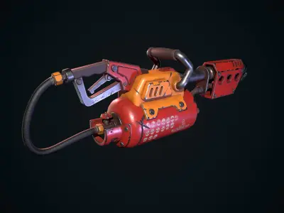 Flamethrower 3D model order