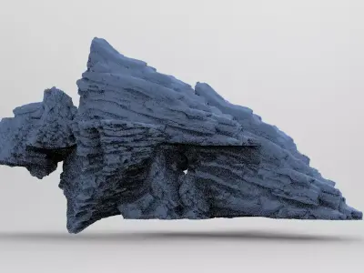 Gothic Cliffs 6 3D model
