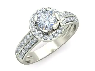 Wedding Ring  3D print model 154