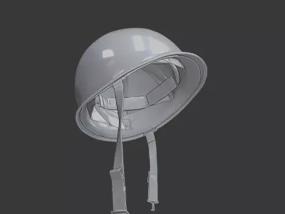 Military Combat Helmet Modern Tactical 3D Printable  3D print model