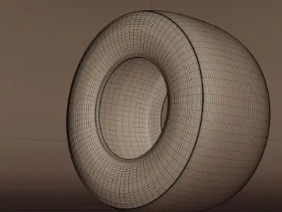 Goodyear Racing Slick Tire 3D model